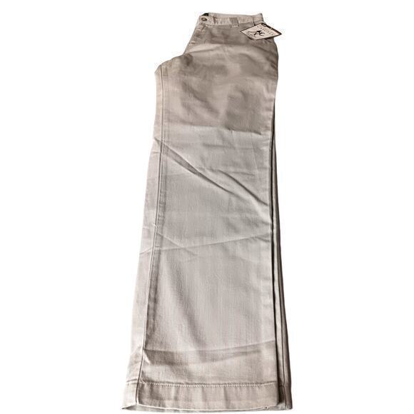 90s LEE VINTAGE Women's‎ Chino Pants Khakis Taper NEW Old Stock Size 8 29x31.5 - Picture 2 of 11